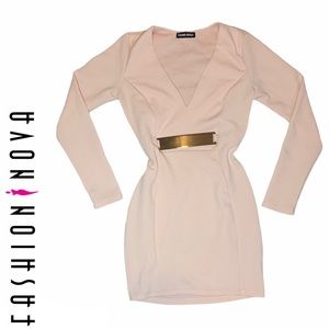💗FASHION NOVA Blush Bodycon Dress💗